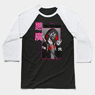 Cool Anime Girl Baseball T-Shirt